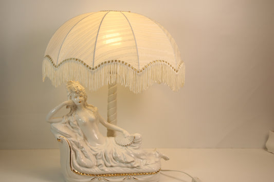 Vintage Pöytävalaisin Capodemonte tyylinen