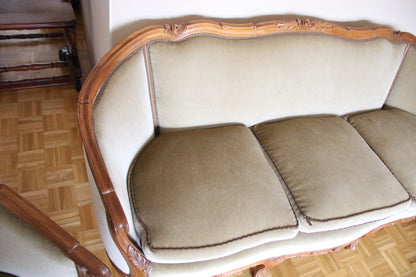 Rokokoo kalusto sohva ja nojatuolit