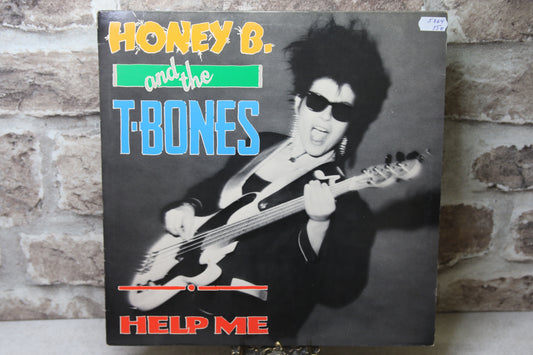 Honey B and T-Bones Helpme Lp-levy