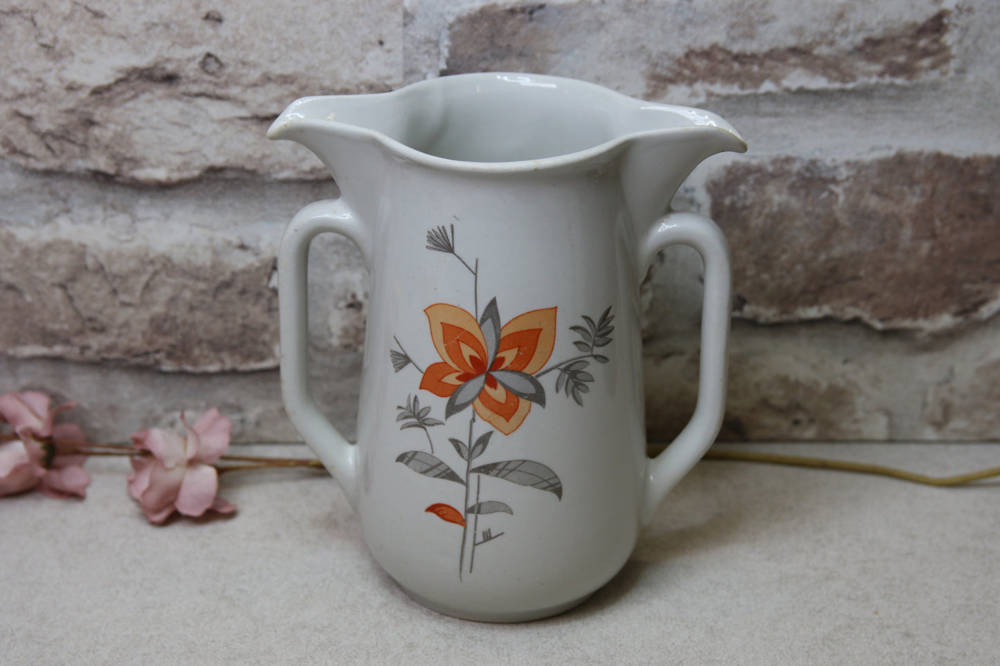 Arabia Kaksinokkainen kannu/kaadin Aimo Alve