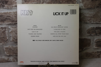 Kiss Lickit up Lp-levy