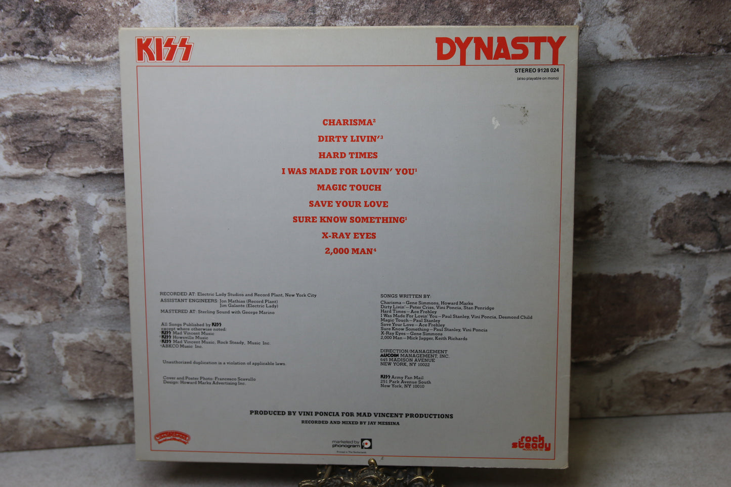 Kiss Dynasty Lp-levy