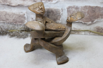 Vintage Afrikkalainen puuveistos