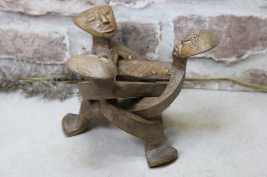 Vintage Afrikkalainen puuveistos