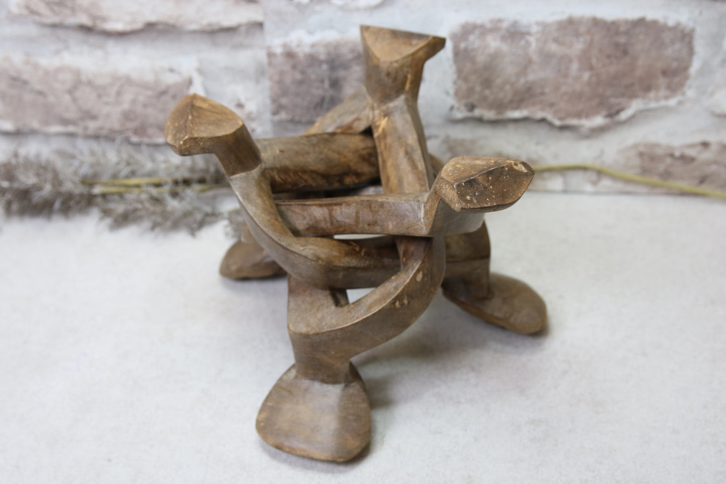 Vintage Afrikkalainen puuveistos