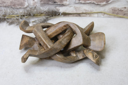 Vintage Afrikkalainen puuveistos