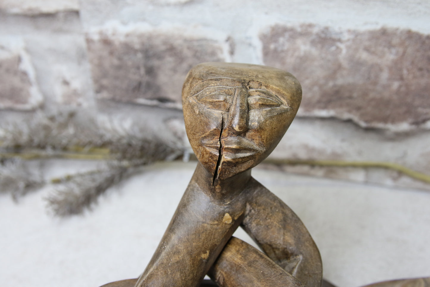 Vintage Afrikkalainen puuveistos