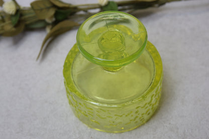 Riihimäen lasi Jesperi jälkiruokakulho keltainen Erkkitapio Siiroinen