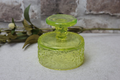 Riihimäen lasi Jesperi jälkiruokakulho keltainen Erkkitapio Siiroinen