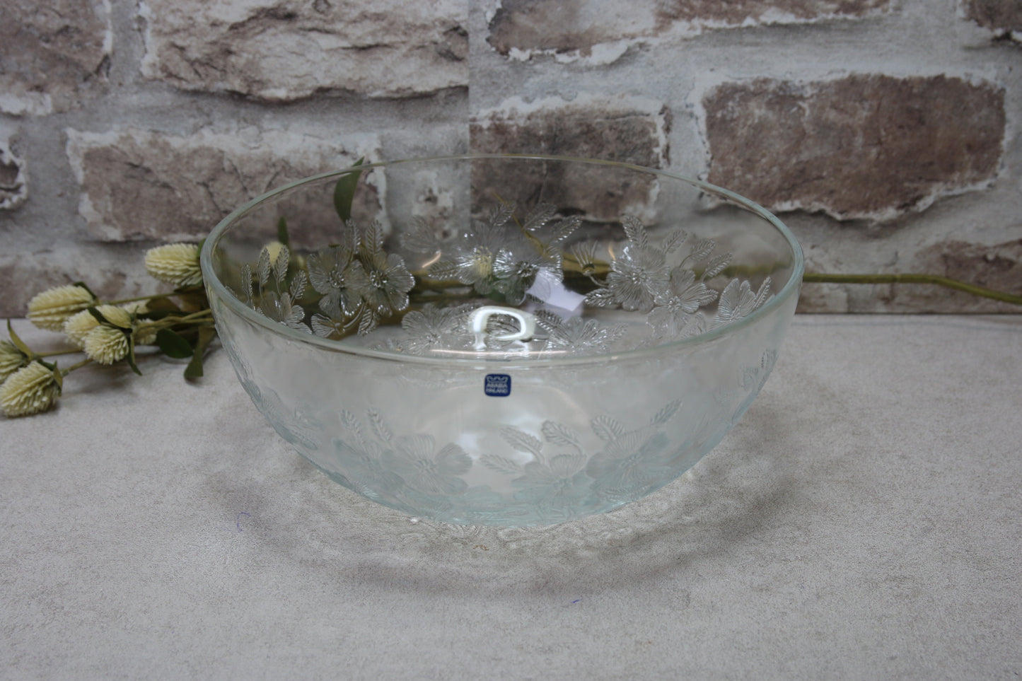 Arabia/Nuutajärvi Rosita lasikulho Kerttu Nurminen