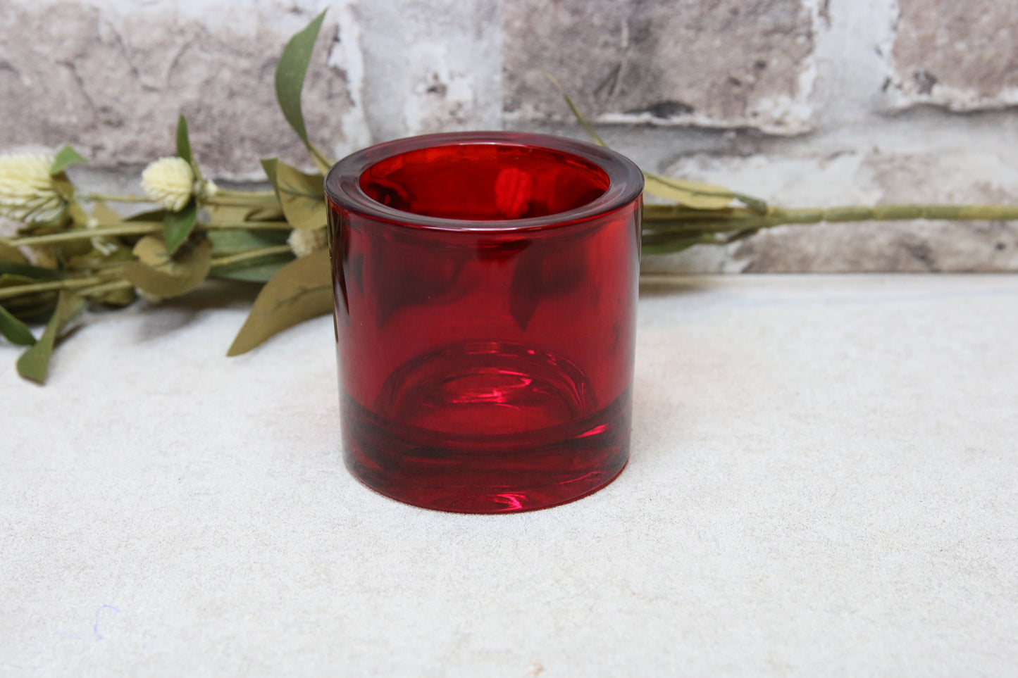 Iittala Kivi tuikku iso Punainen Heikki Orvola