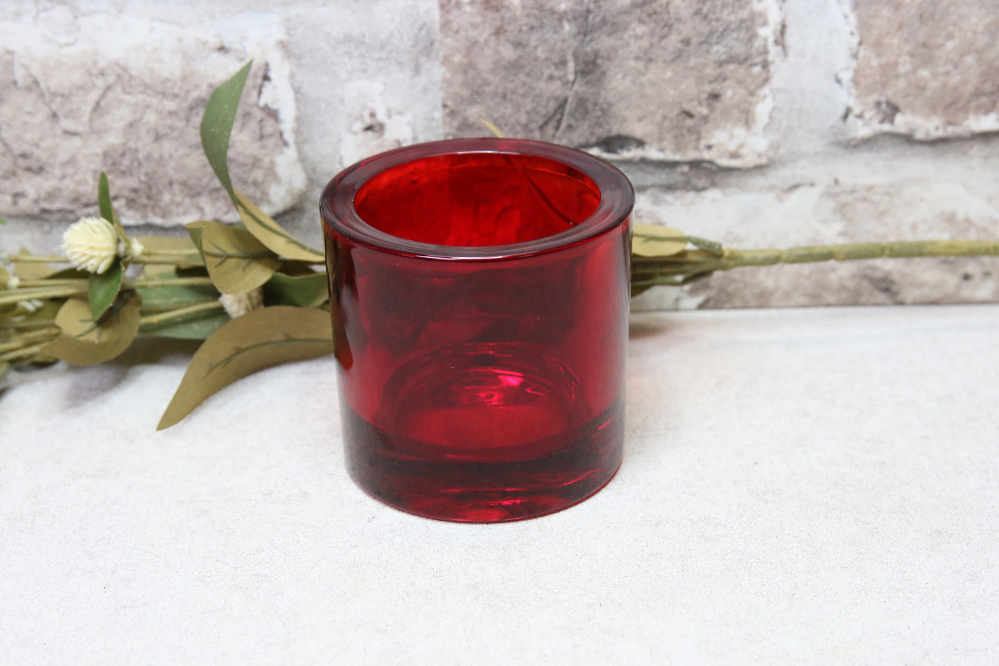 Iittala Kivi tuikku iso Punainen Heikki Orvola