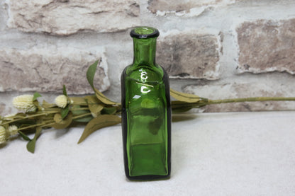 Riihimäen lasi Vihreä lasipullo