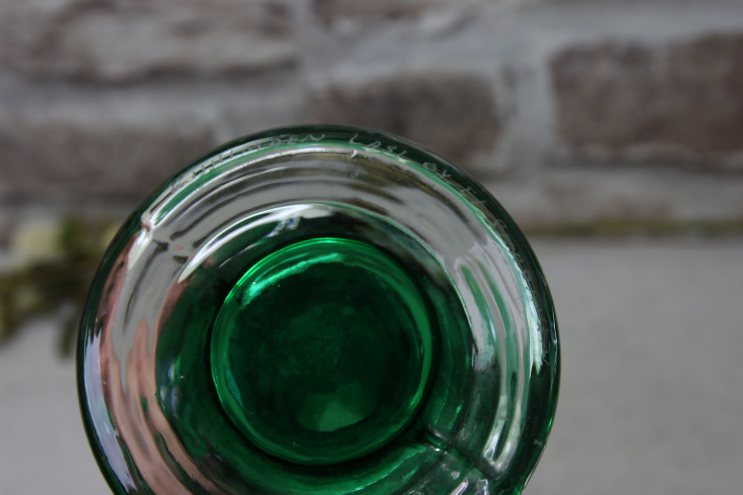 Riihimäen lasi Kasperi kynttilänjalka signeerattu Erkkitapio Siiroinen