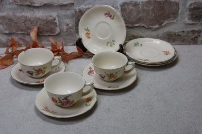 Arabia Kesäkukka kahvikupit 3kpl