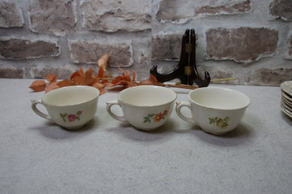 Arabia Kesäkukka kahvikupit 3kpl