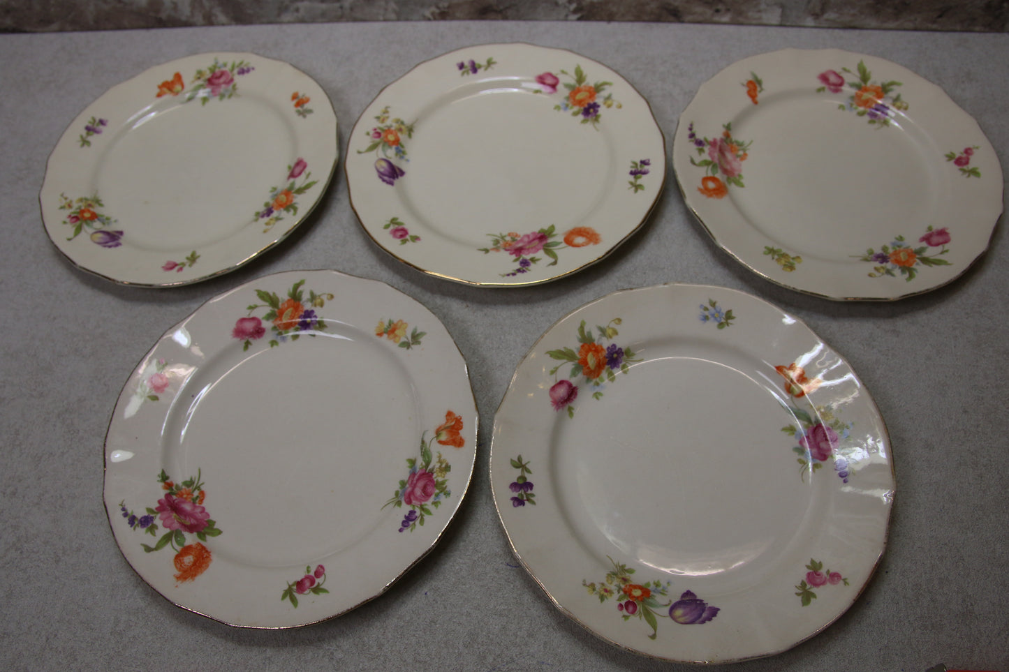 Arabia Kesäkukka Lautaset 5kpl 17,5cm