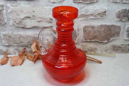 Riihimäen lasi Kleopatra punainen kaadin