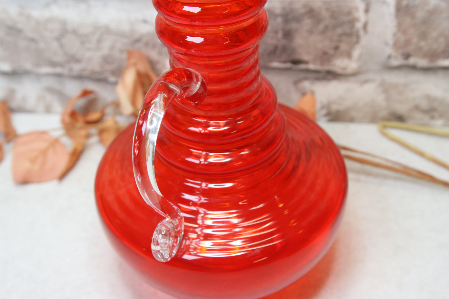 Riihimäen lasi Kleopatra punainen kaadin