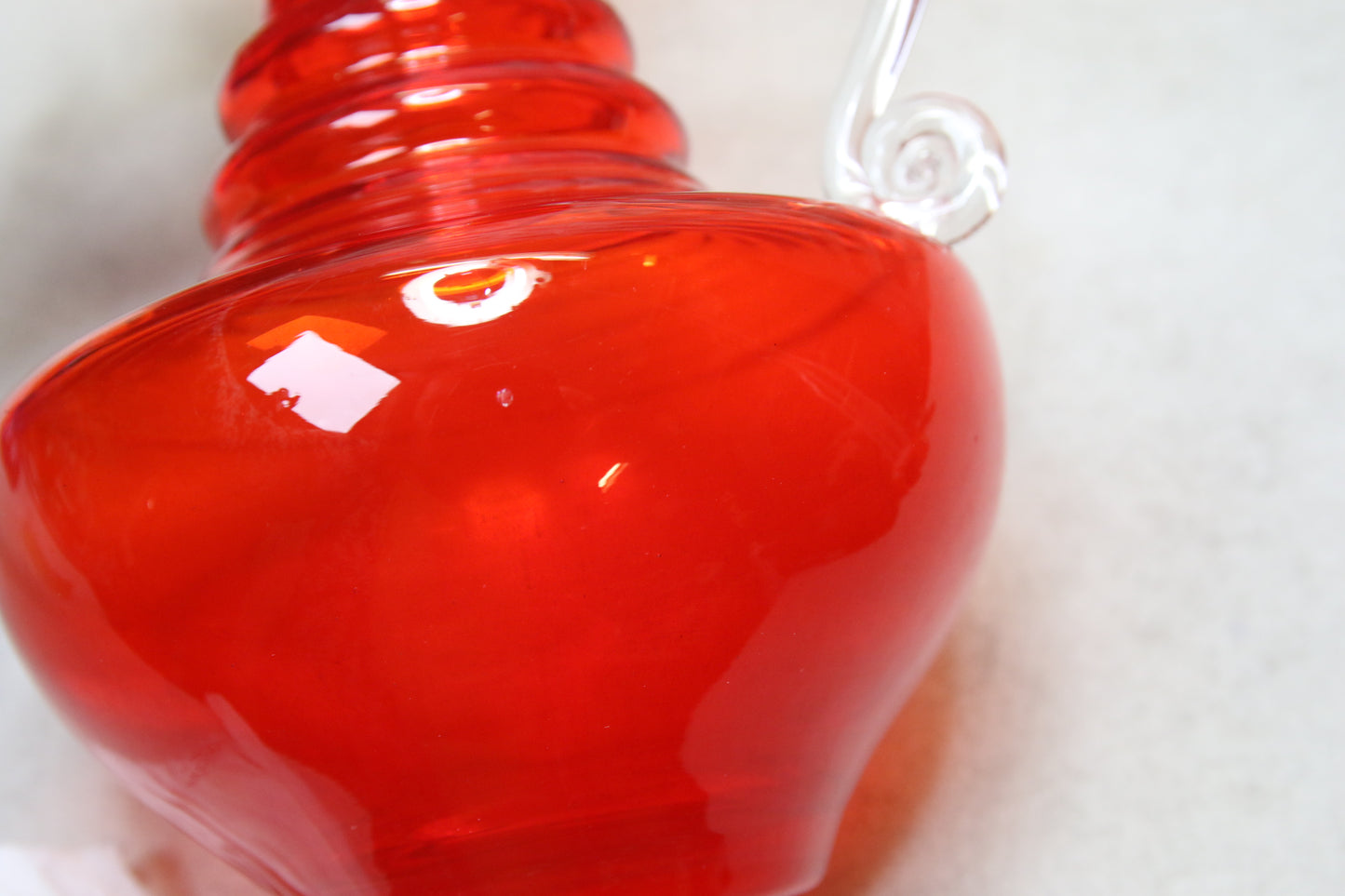 Riihimäen lasi Kleopatra punainen kaadin