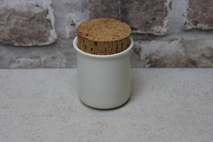 Arabia Sinivalkoinen keittiö Valkopippuri purkki Raija Uosikkinen