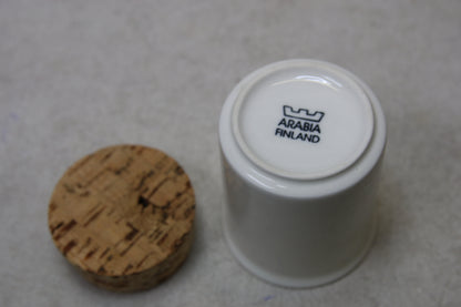 Arabia Sininen keittiö Mustapippuri maustepurkki Raija Uosikkinen