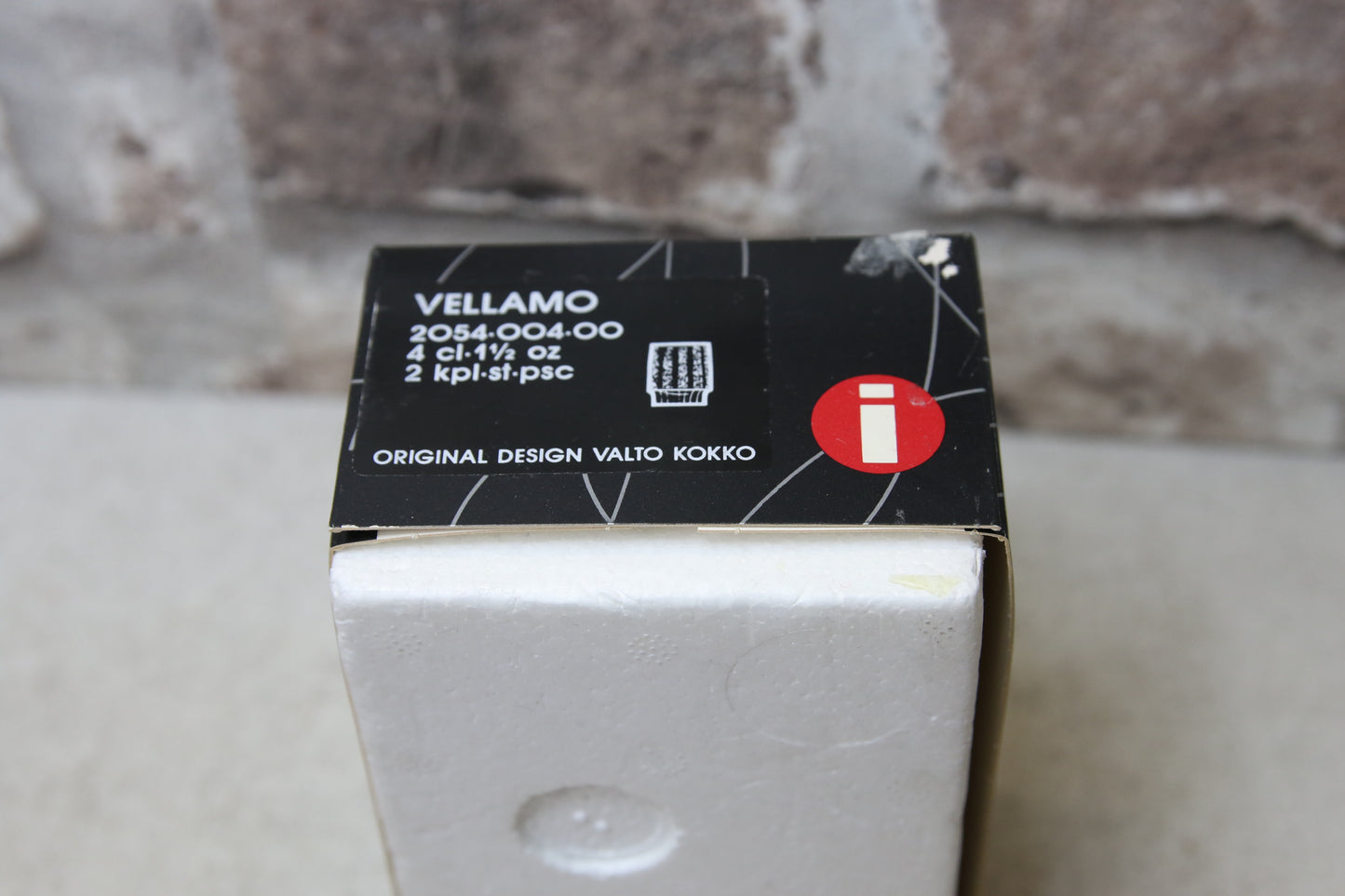 Iittala Vellamo snapsilasit 2kpl Valto Kokko