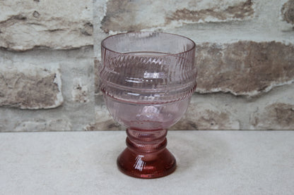 Riihimäen lasi Ametisti Sulttaani malja Nanny Still