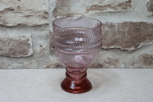 Riihimäen lasi Ametisti Sulttaani malja Nanny Still