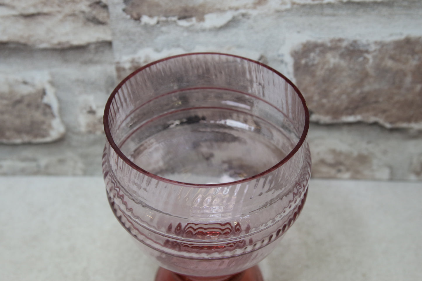 Riihimäen lasi Ametisti Sulttaani malja Nanny Still