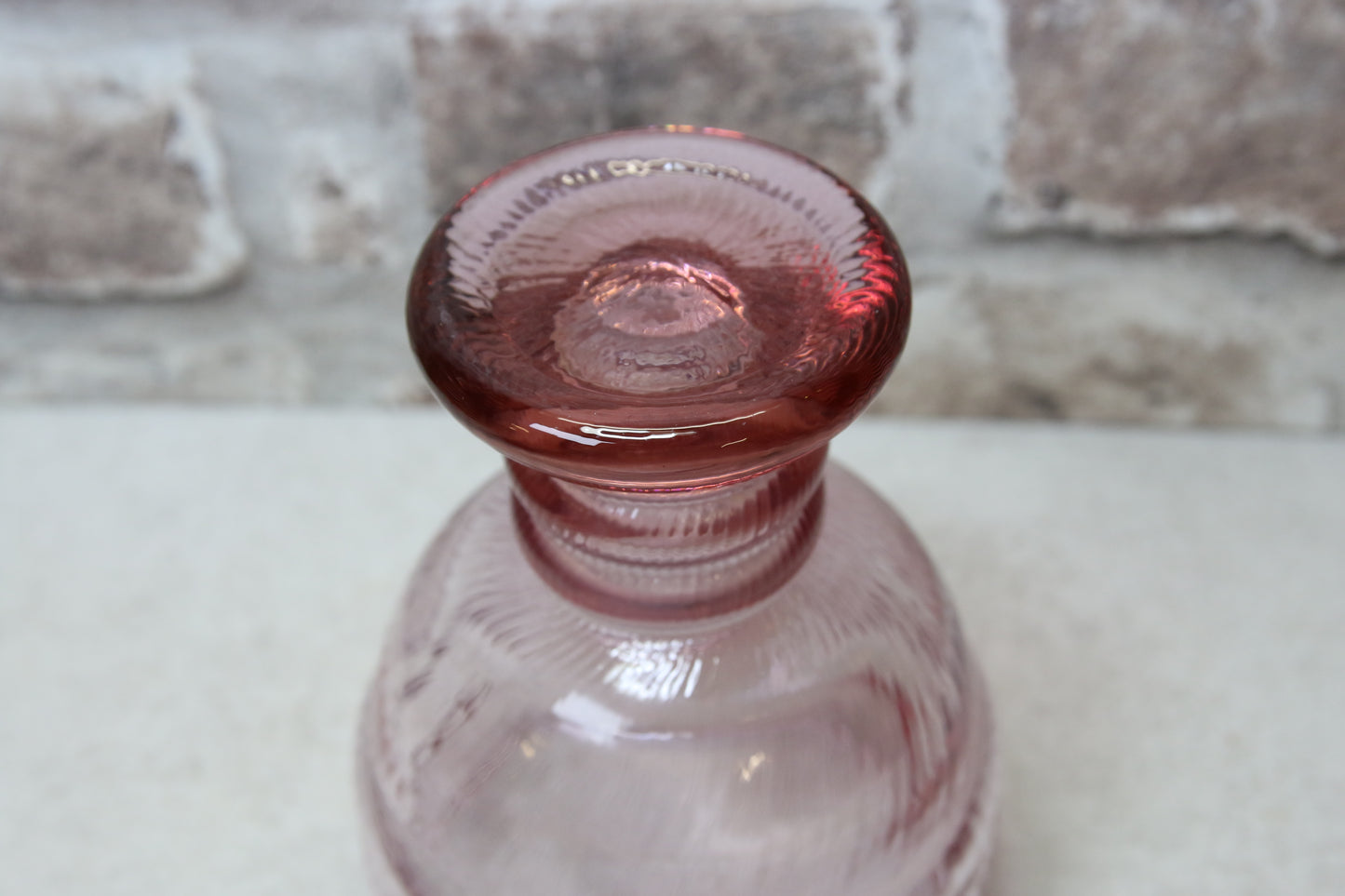 Riihimäen lasi Ametisti Sulttaani malja Nanny Still