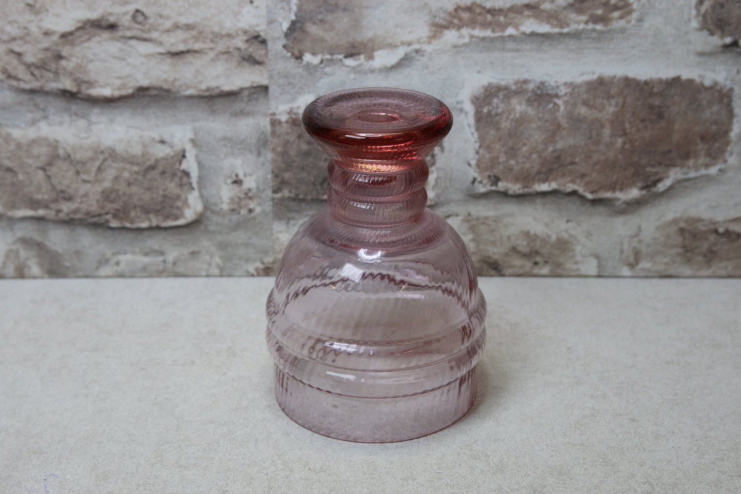 Riihimäen lasi Ametisti Sulttaani malja Nanny Still