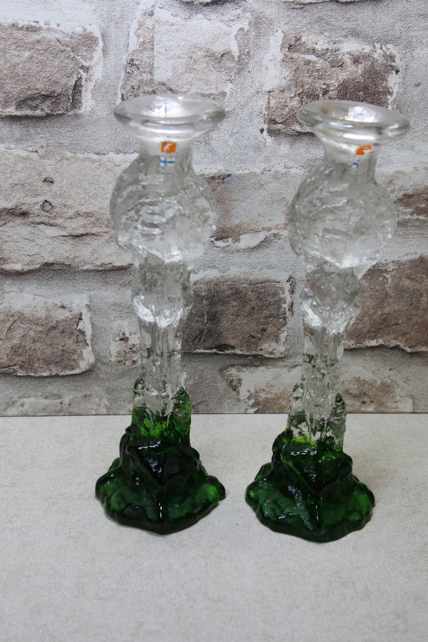 Humppila Kasvimaalla kynttilänjalka signeerattu Pertti Santalahti