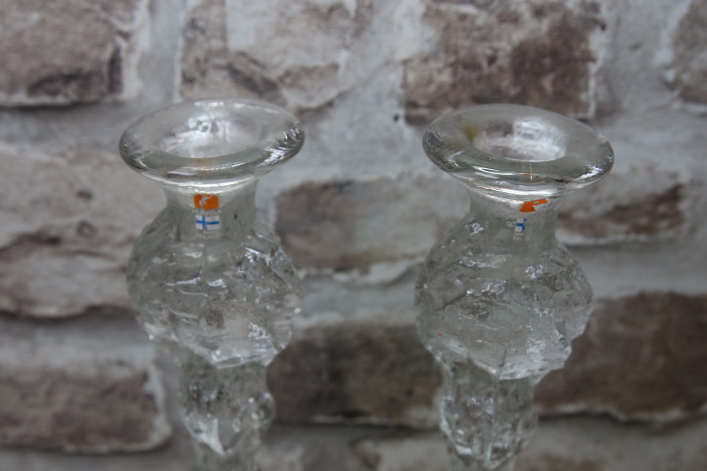 Humppila Kasvimaalla kynttilänjalka signeerattu Pertti Santalahti