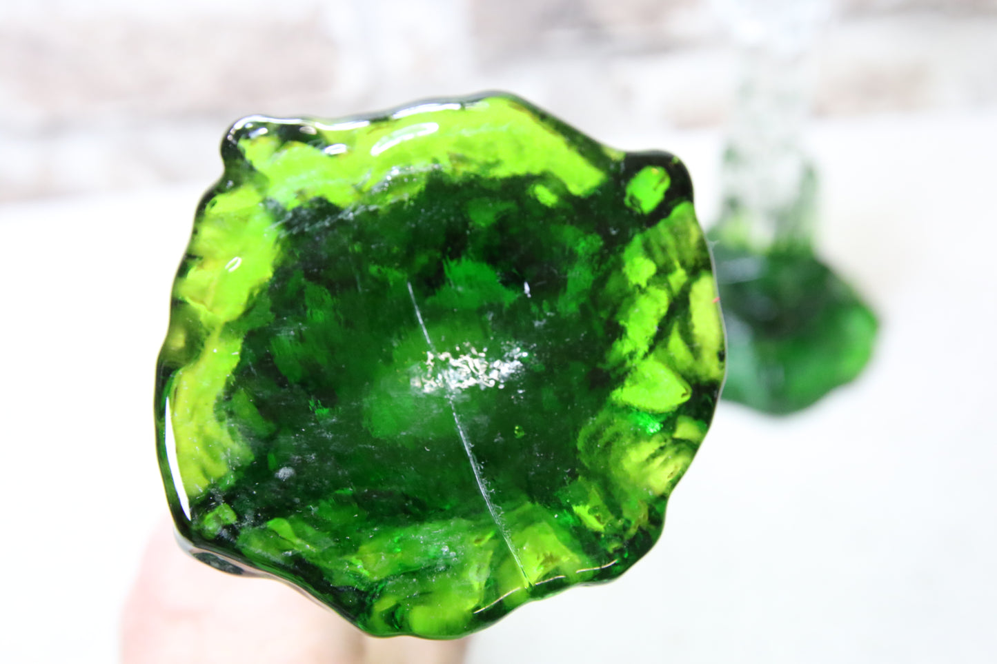 Humppila Kasvimaalla kynttilänjalka signeerattu Pertti Santalahti