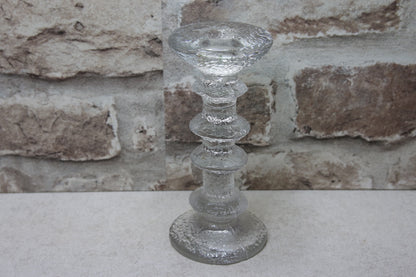 Iittala Festivo kynttilänjalka 4-solmua signeerattu Timo Sarpaneva