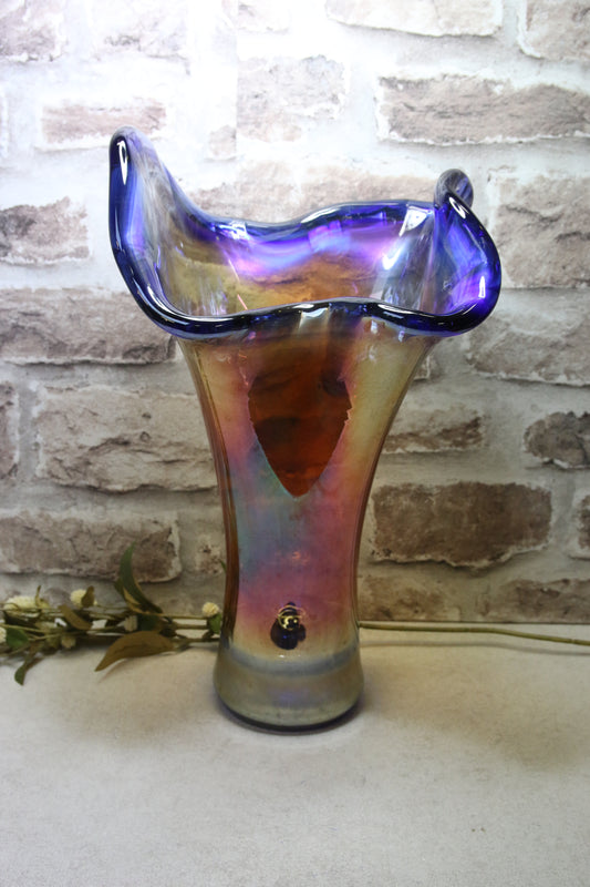 Lysterilasi maljakko iso Keijo Kortesalo