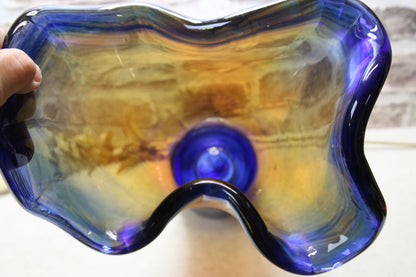 Lysterilasi maljakko iso Keijo Kortesalo