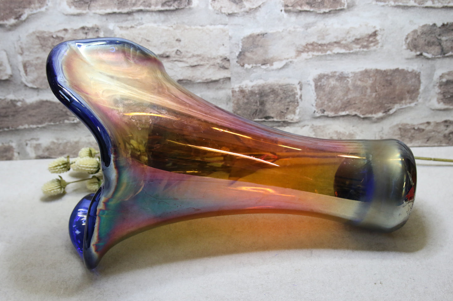 Lysterilasi maljakko iso Keijo Kortesalo