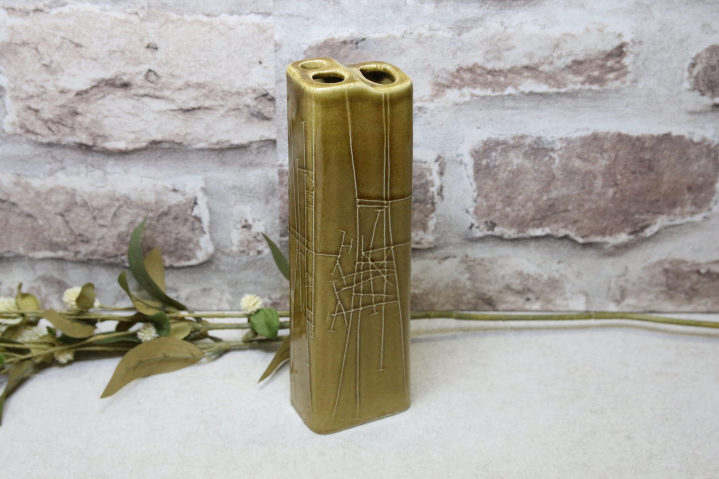 Arabia Kolmen kukan maljakko Karl Heinz Schuthz-Köln