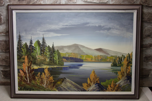 Taulu öljyvärityö signeerattu