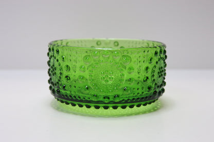 Riihimäen lasi Vihreä Grapponia jälkiruokakulho Nanny Still