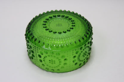 Riihimäen lasi Vihreä Grapponia jälkiruokakulho Nanny Still