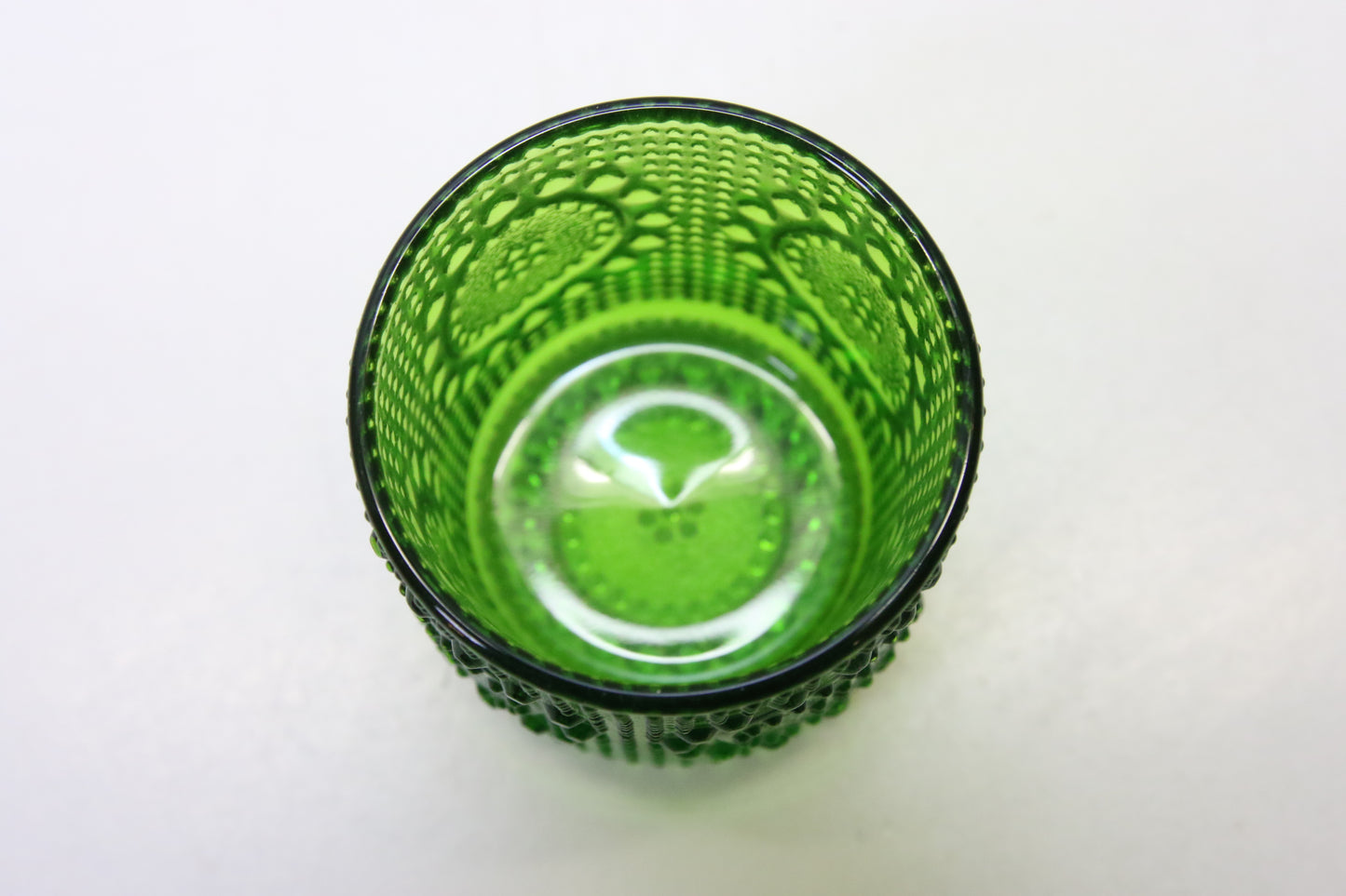 Riihimäen lasi Vihreä Grapponia juomalasi Nanny Still