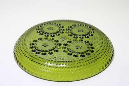 Riihimäen lasi Vihreä Grapponia lautanen 145mm Nanny Still