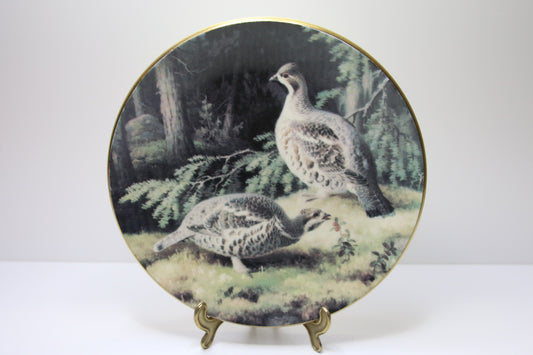 Arabia Pyypari metsässä seinälautanen von Wright