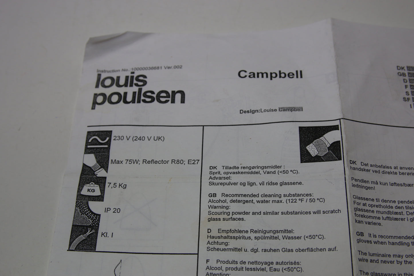Louis Poulsen Campbell Valaisin