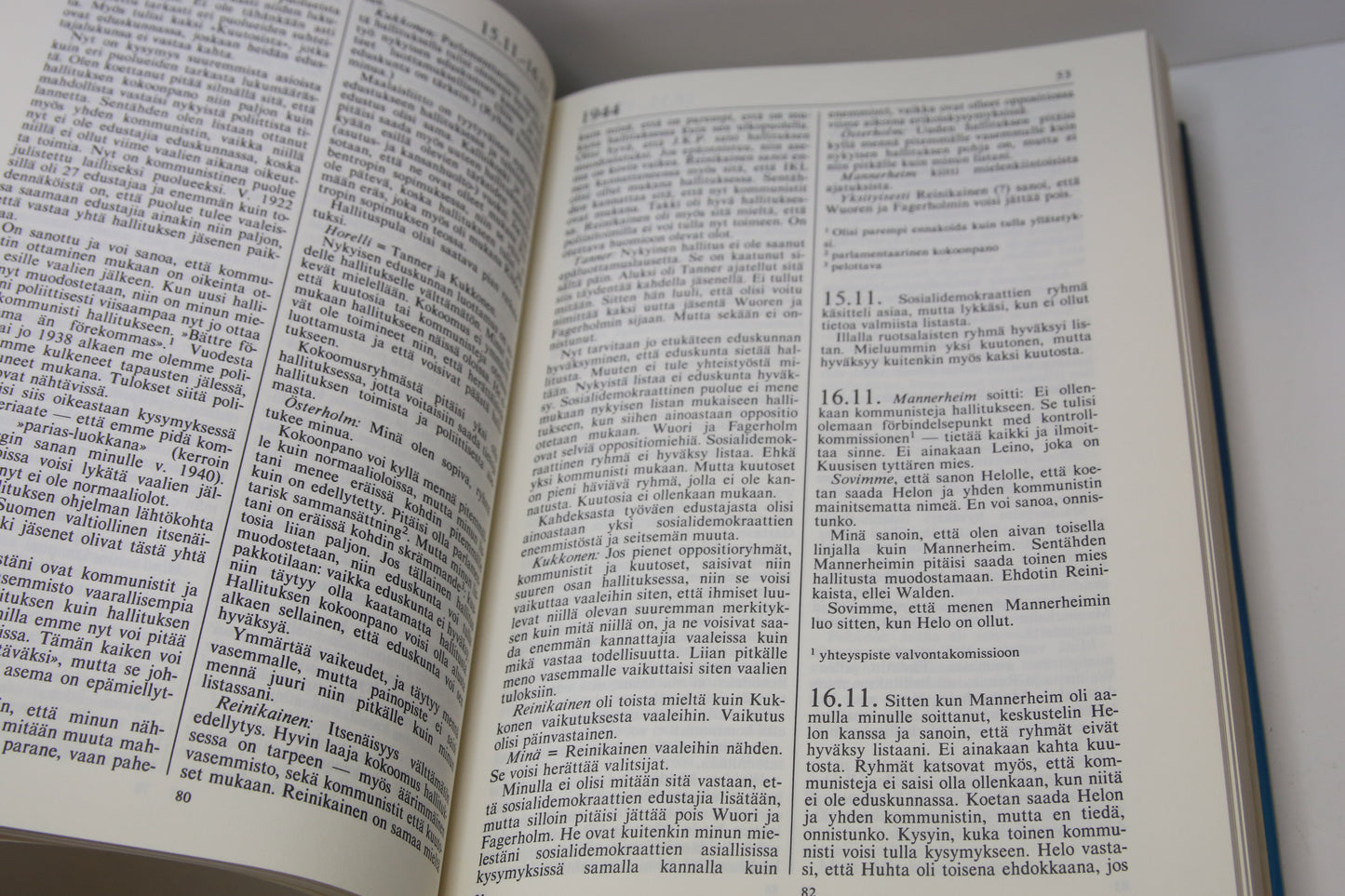 Paasikiven päiväkirjat 1944-1956 kirja