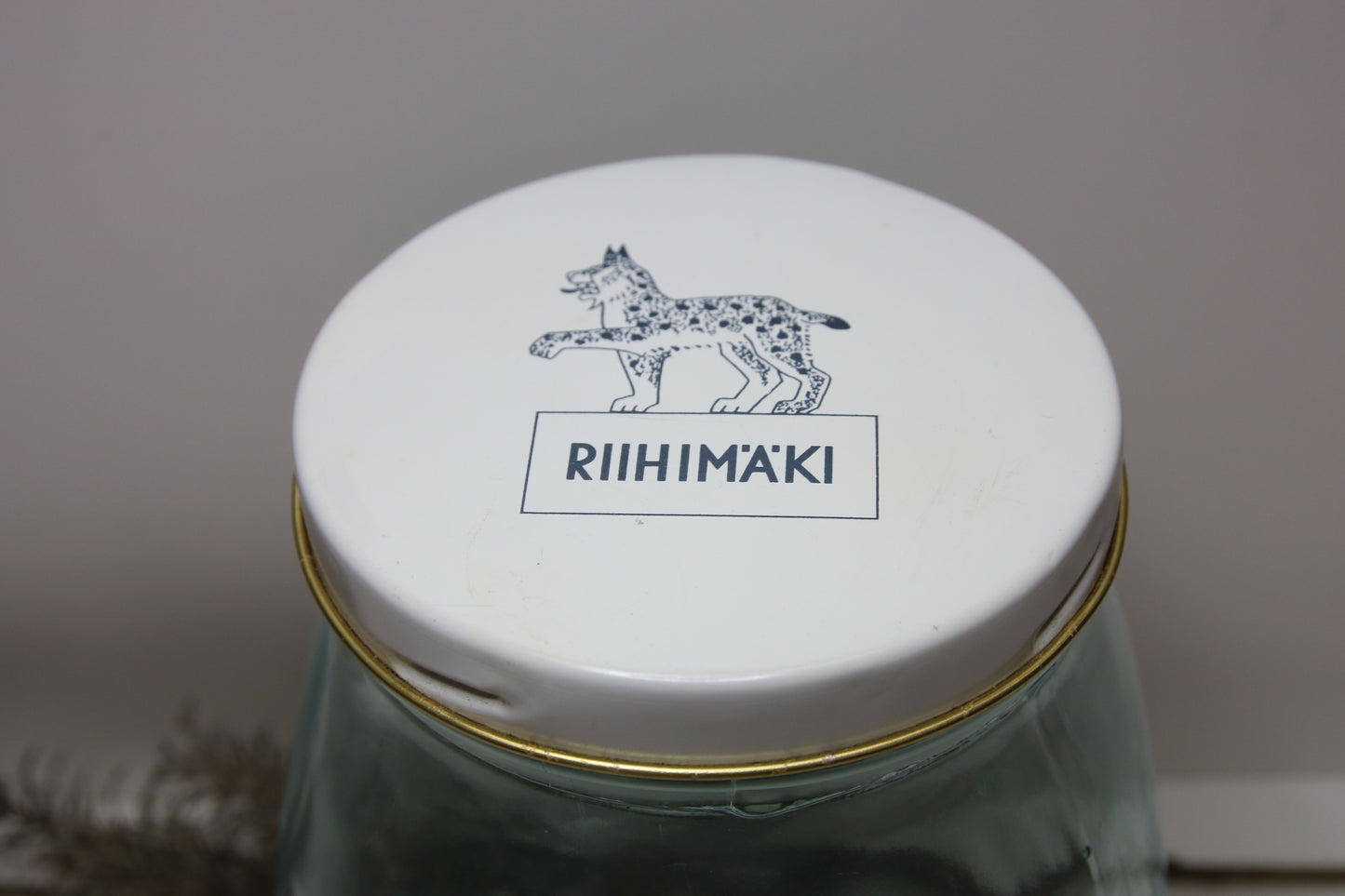 Riihimäen lasi Neliapila lasipurkki/tölkki