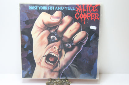 Alice Cooper Raise Your Fist And Yell Lp-levy